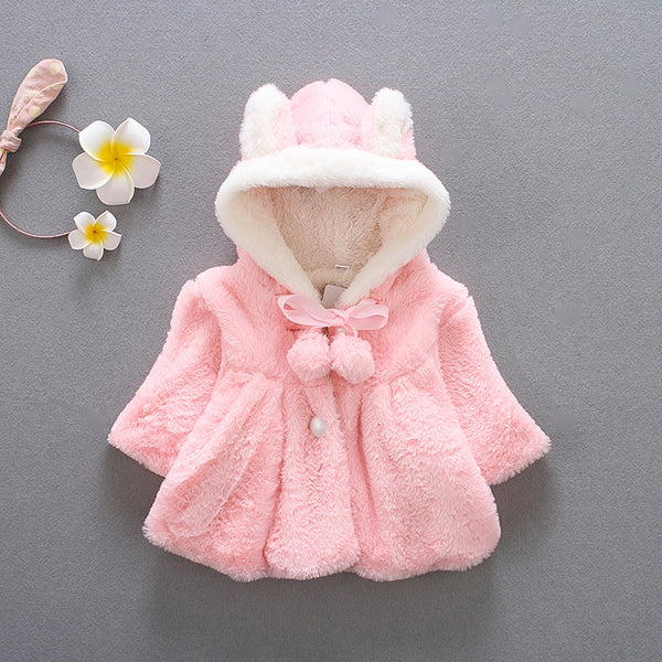 Autumn Winter Baby Girls Coats Jackets for Newborn Baby Girl Clothes Cotton Toddler Coats Infant Overcoats Baby Girl Clothing