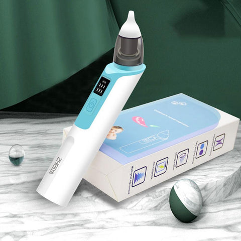 Baby Nasal Aspirator Infant Nose Sucker Aspirator Electric Nose Cleaner Infants Clean Up Nasal Congestion Newborn Children Home